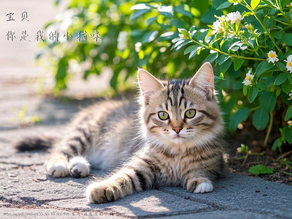 宝贝你是我的小猫咪搞笑图片