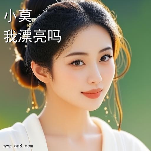 我漂亮吗小莫搞笑图片